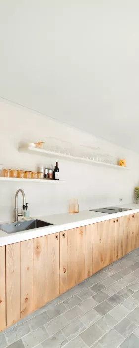 Poolhouse in Pittem door Interieur Balcaen