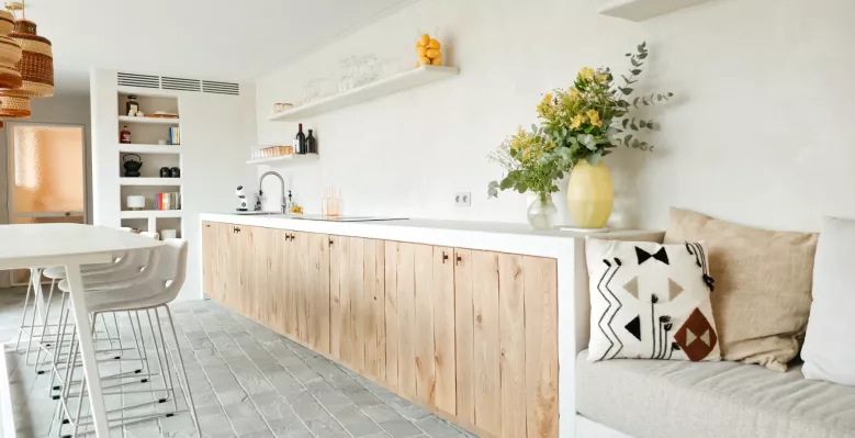 Poolhouse in Pittem door Interieur Balcaen